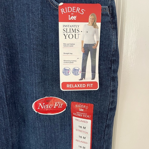 Riders by Lee Relaxed Fit Straight Jeans NWT - Picture 2 of 6